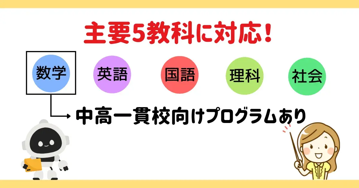 中学生の料金体系とコース